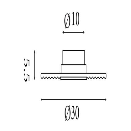 Searchlight - Dimmbare LED-Wandleuchte CLEO LED/9,4W/230V rauchgrau