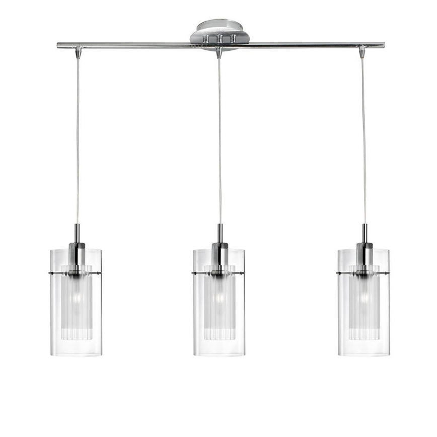 Searchlight - Hängeleuchte DUO 3xE14/60W/230V chrom glänzend