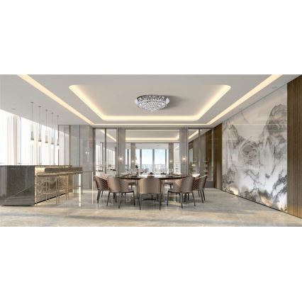 Searchlight - Deckenleuchte HANNA 8xG9/33W/230V