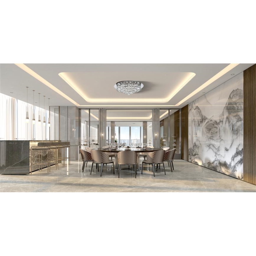 Searchlight - Deckenleuchte HANNA 8xG9/33W/230V