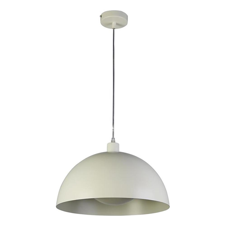 Searchlight - Pendelleuchte an Kabel MARS 1xE27/60W/230V Ø 25 cm cremefarben