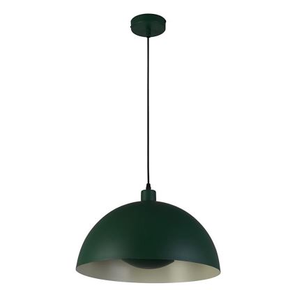 Searchlight - MARS Pendelleuchte an Kabel, 1xE27/60W/230V, Ø 25 cm, grün