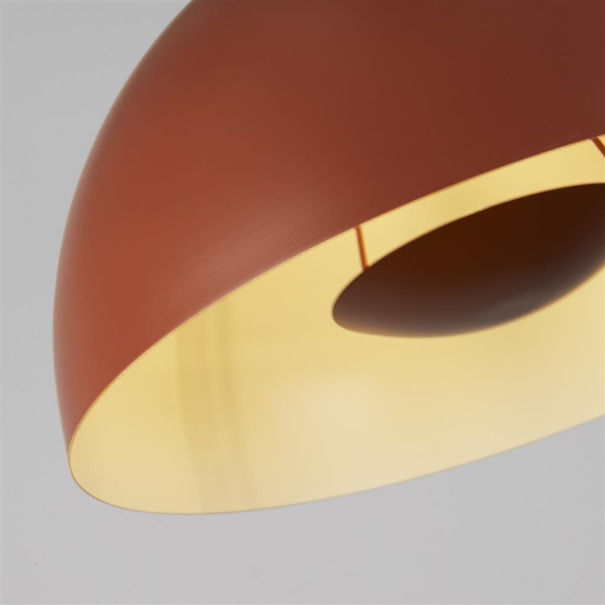 Searchlight - Pendelleuchte mit Kabelaufhängung MARS 1xE27/60W/230V Ø 25 cm ziegelrot