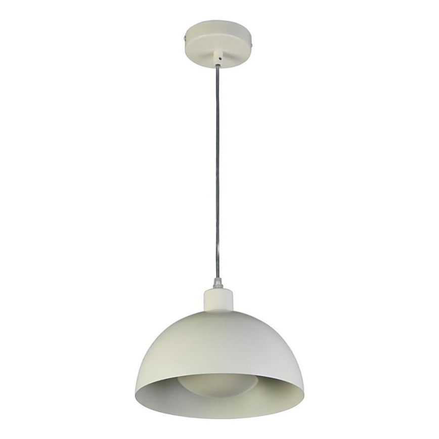 Searchlight - Pendelleuchte an Kabel MARS 1xE27/60W/230V Ø 40 cm cremefarben