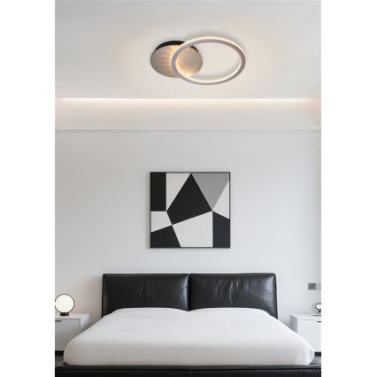 Searchlight - LED-dimmbare Deckenleuchte SPECS LED/18W/230V 3000K 35x45 cm Messing