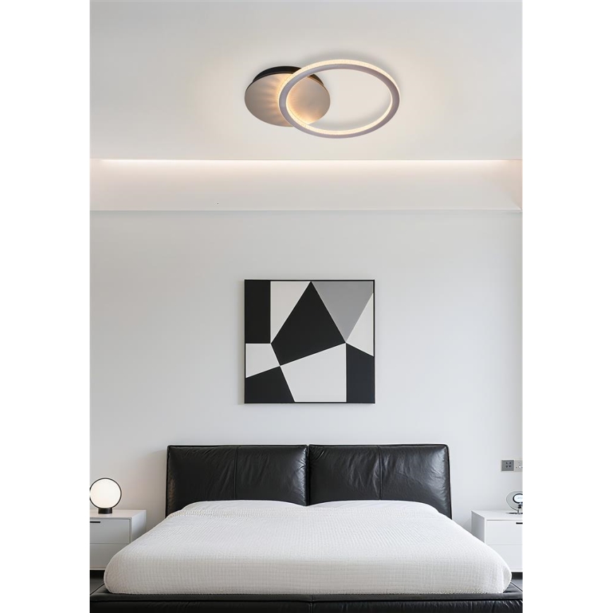 Searchlight - LED-dimmbare Deckenleuchte SPECS LED/18W/230V 3000K 35x45 cm Messing