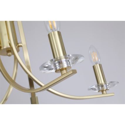 Searchlight - Kronleuchter mit Kette ASCONA 5xE14/60W/230V