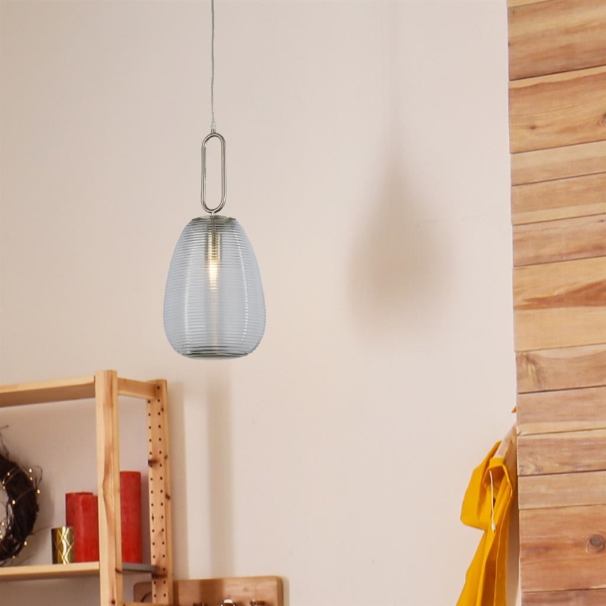 Searchlight - Hängeleuchte ELIXIR 1xE27/60W/230V durchsichtig