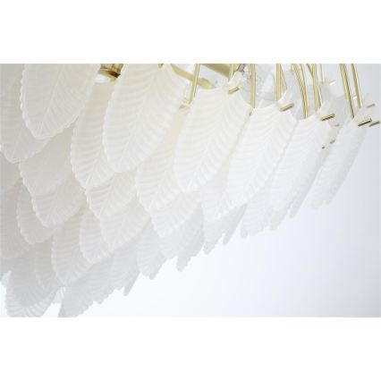 Searchlight - Kronleuchter mit Kette FEATHER 10xE14/60W/230V