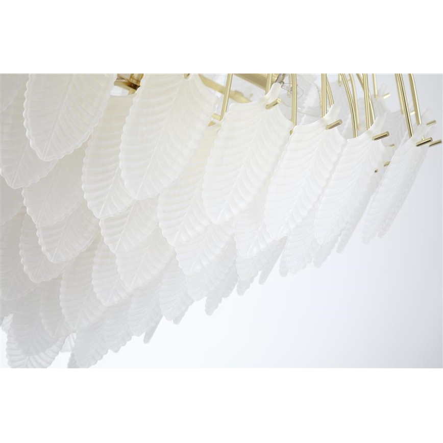 Searchlight - Kronleuchter mit Kette FEATHER 10xE14/60W/230V