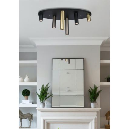 Searchlight - Deckenleuchte TUBES 6xGU10/10W/230V 80x30 cm