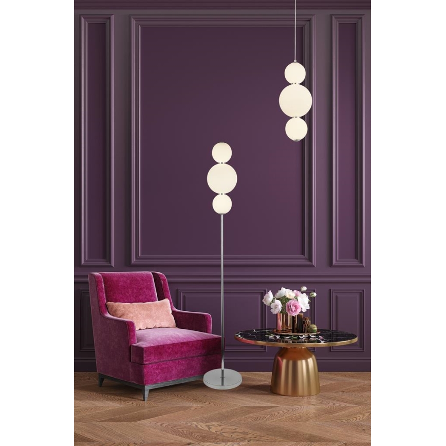 Searchlight - LED-Kronleuchter an einer Schnur SNOWBALL LED/18W/230V