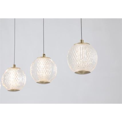 Searchlight - LED-Pendelleuchte mit Seil ALLURE 5xLED/4,2W/230V