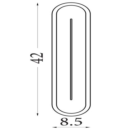 Searchlight - dimmbare LED-Wandleuchte COUPER LED/14W/230V 3000K