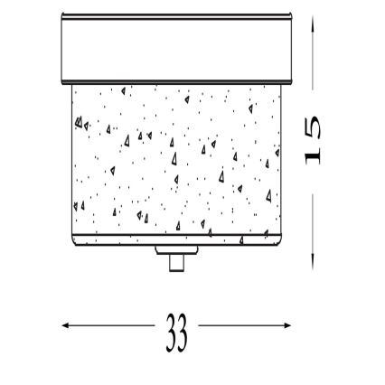 Searchlight - Badezimmer-Deckenleuchte PRESTON, 2x E27/60W, 230V, IP44, Ø 33 cm, Messing