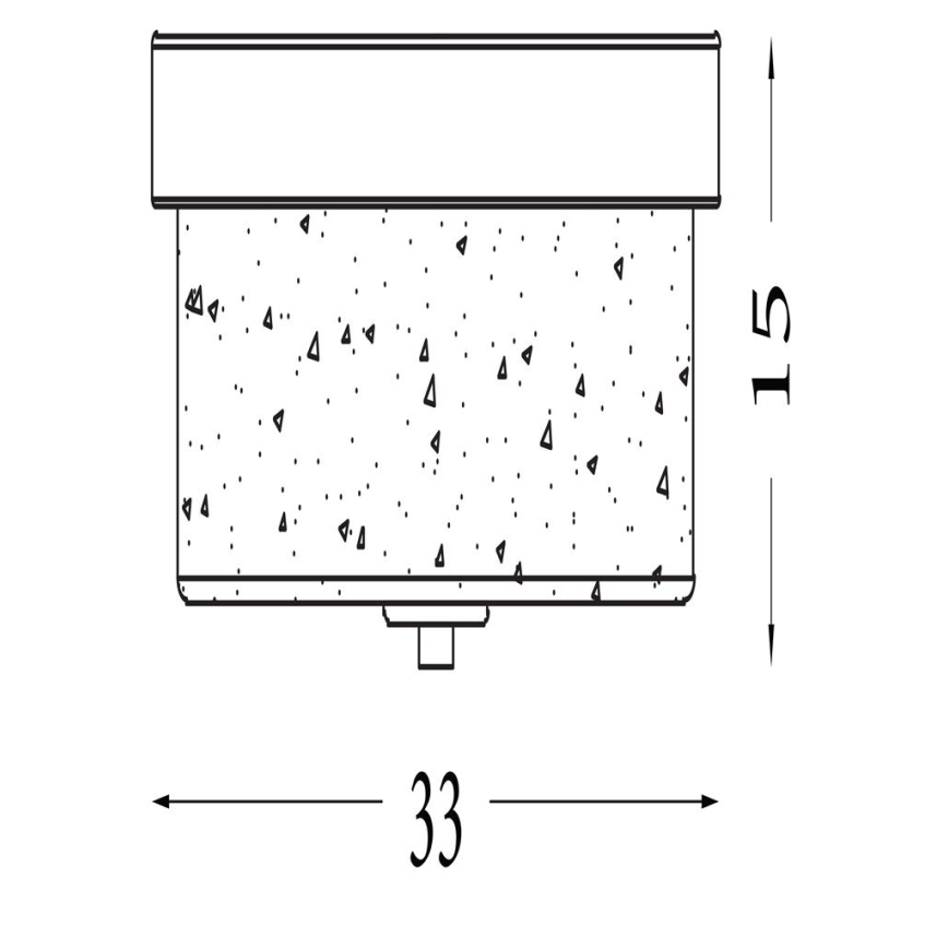 Searchlight - Badezimmer-Deckenleuchte PRESTON, 2x E27/60W, 230V, IP44, Ø 33 cm, Messing