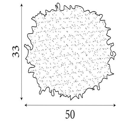 Searchlight - Lampenschirm für Kronleuchter KATE E14/E27 Ø 50 cm rosa