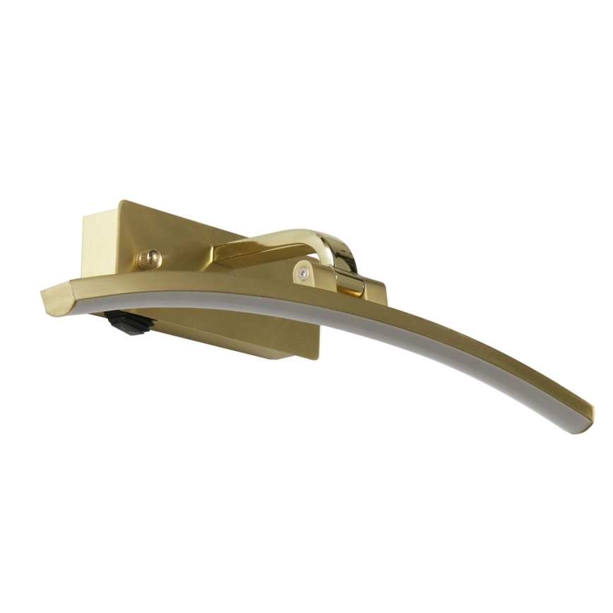 Searchlight - LED Bildleuchte SANTORINI LED/8,2W/230V Messing