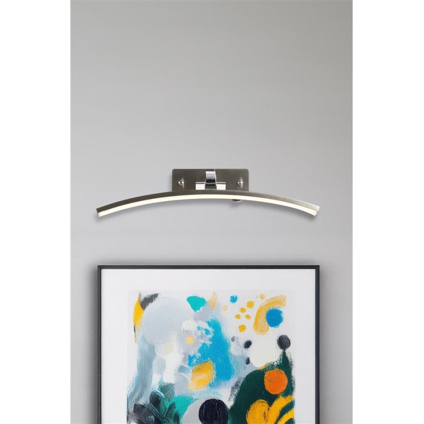 Searchlight - LED-Bildleuchte SANTORINI LED/10,88W/230V silber