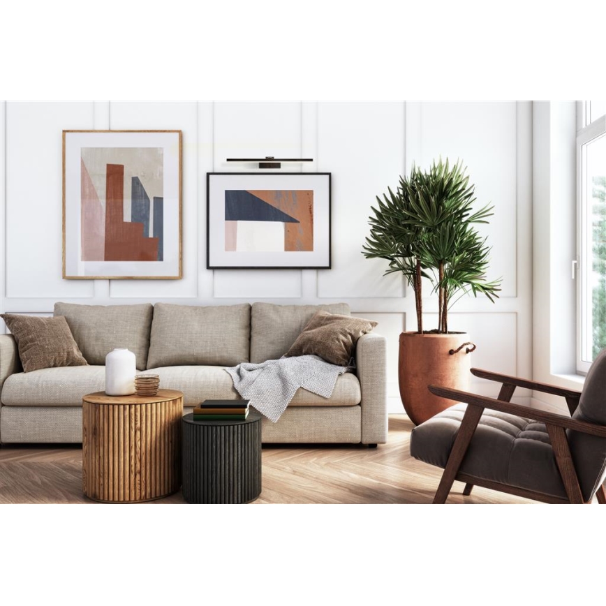 Searchlight - LED Bildleuchte RHODES LED/13,3W/230V schwarz