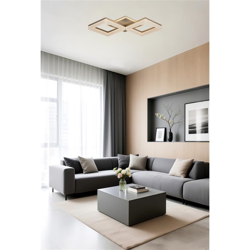 Searchlight - LED-dimmbare Deckenleuchte FENCE LED/25W/230V