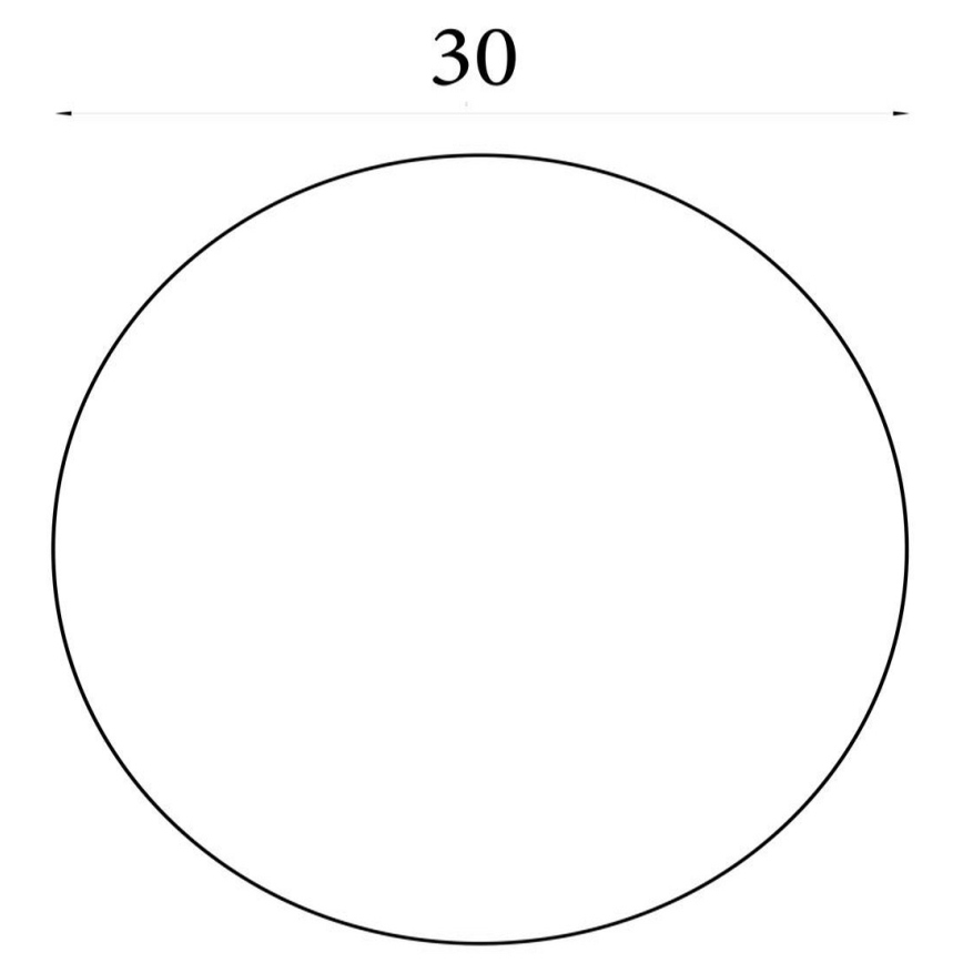 Searchlight - LED-Deckenleuchte CLOUDS LED/16W/230V 2700/3200/4000K Ø 30 cm Weiß