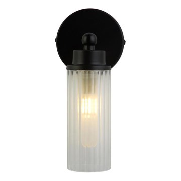 Searchlight - Bad-Wandleuchte IMPERIAL 1x G9/7W/230V IP44 schwarz