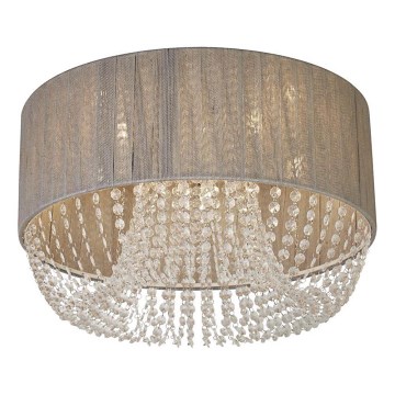 Searchlight - Deckenleuchte BELLANO 5xG9/7W/230V Ø 50 cm grau