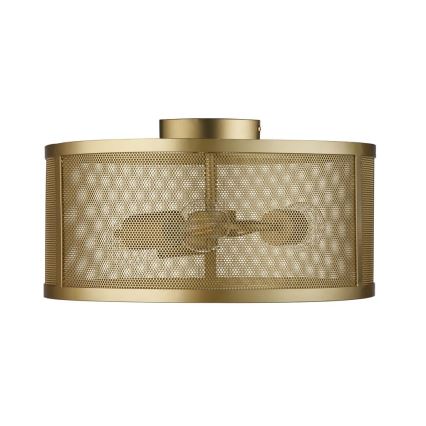 Searchlight - Deckenleuchte FISHNET 3xE27/60W/230V gold