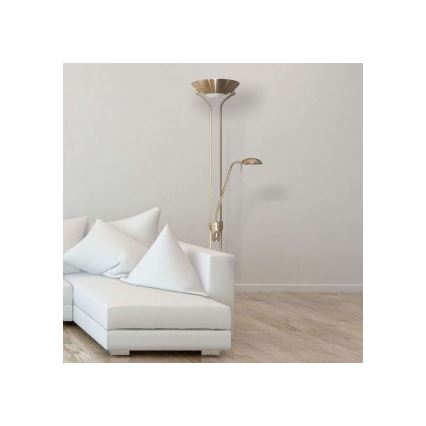 Searchlight - Dimmbares Stehlampe MOTHILD 1xR7s/14W+1xG9/8W/230V