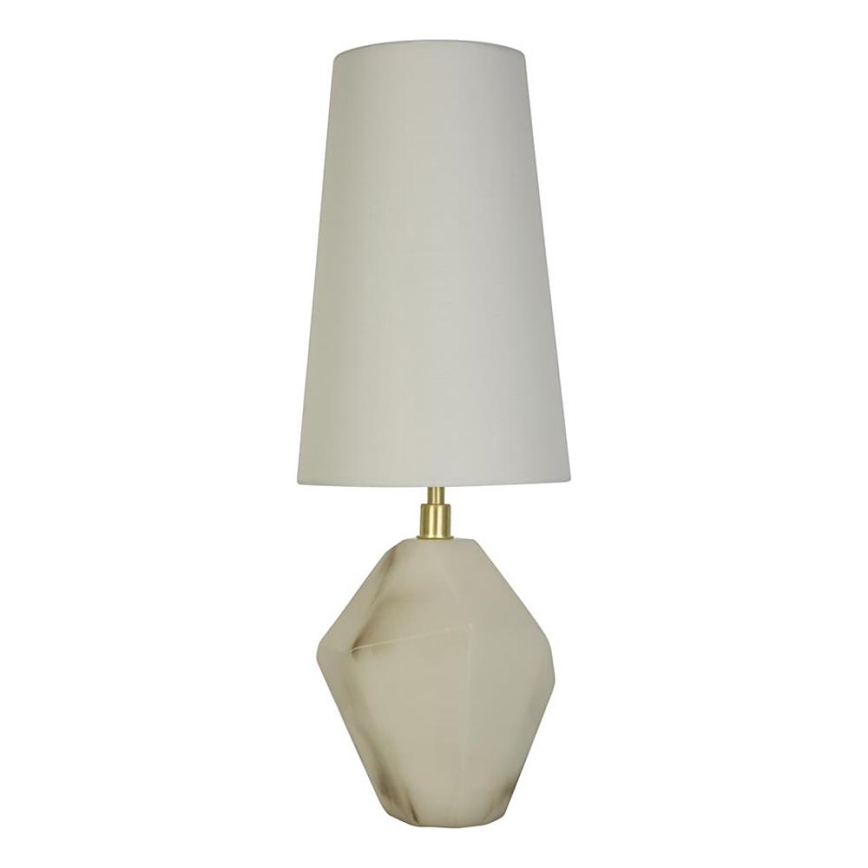 Searchlight - Tischleuchte APEX 1xE27/60W/230V weiß/grau