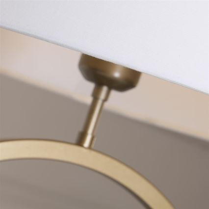 Searchlight - Tischlampe ELEGANT 1xE27/60W/230V weiß