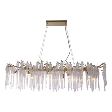 Searchlight - Hängeleuchte an Kabel HERITAGE 10xG9/33W/230V