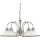 Searchlight - Hängeleuchte an Kette AMERICAN DINER 5xE14/60W/230V glänzendes Chrom