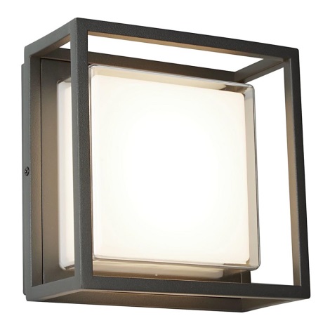 Searchlight - LED Auβen-Wandbeleuchtung OHIO 1xLED/12W/230V