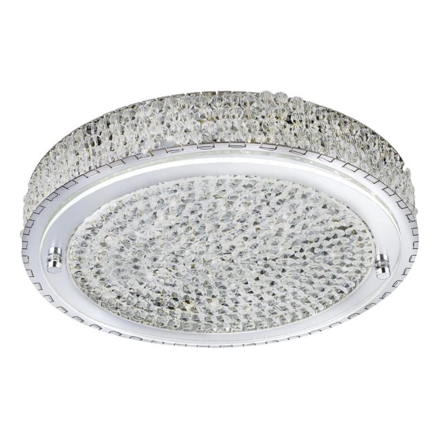 Searchlight - LED-Deckenleuchte FLUSH LED/24W/230V d 40 cm Chrom