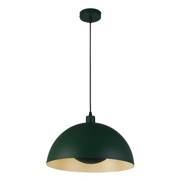 Searchlight - MARS Pendelleuchte an Kabel, 1xE27/60W/230V, Ø 25 cm, grün