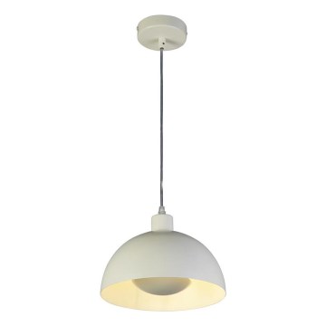 Searchlight - Pendelleuchte an Kabel MARS 1xE27/60W/230V Ø 40 cm cremefarben