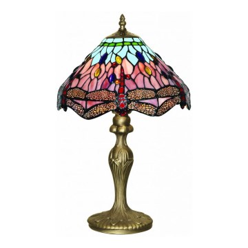 Searchlight - Tiffany Tischlampe DRAGONFLY 1xE27/60W/230V