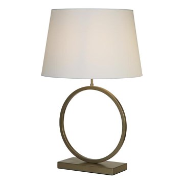 Searchlight - Tischlampe ELEGANT 1xE27/60W/230V weiß