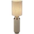 Searchlight - Tischlampe FLASK 1xE27/60W/230V beige