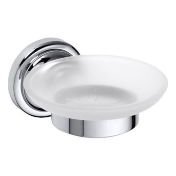 Seifenschale 11x6,5 cm, silbern