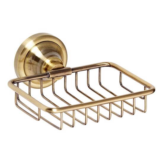 Seifenschale 14x6,5 cm bronzefarben