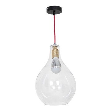 Seil Lampe SINGLE GLASS 1xE27/60W/230V