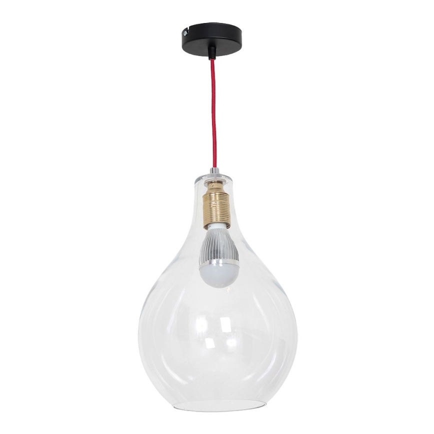 Seil Lampe SINGLE GLASS 1xE27/60W/230V