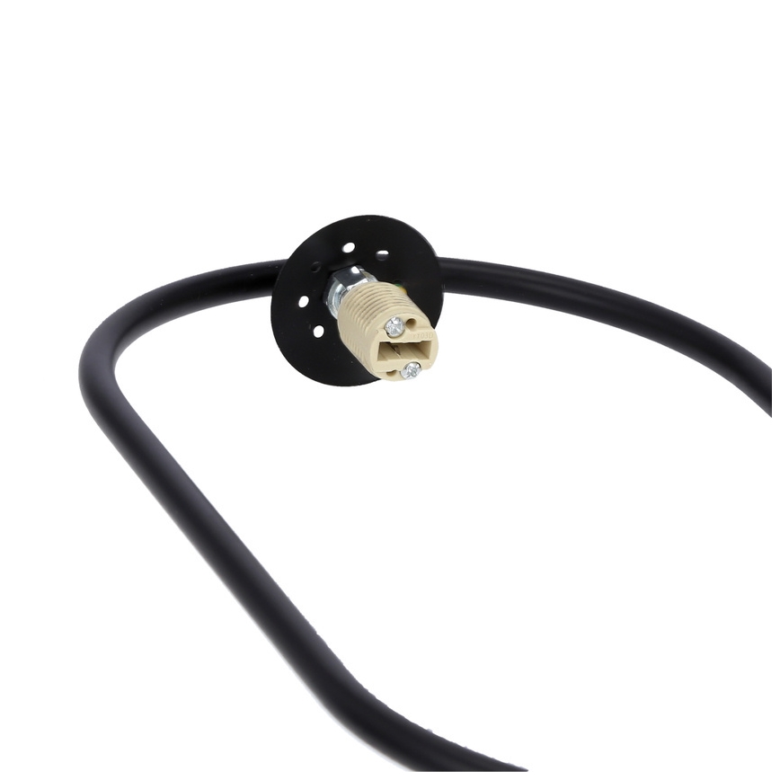 Deckenleuchte an Kabel CORDEL 1xG9/28W/230V schwarz