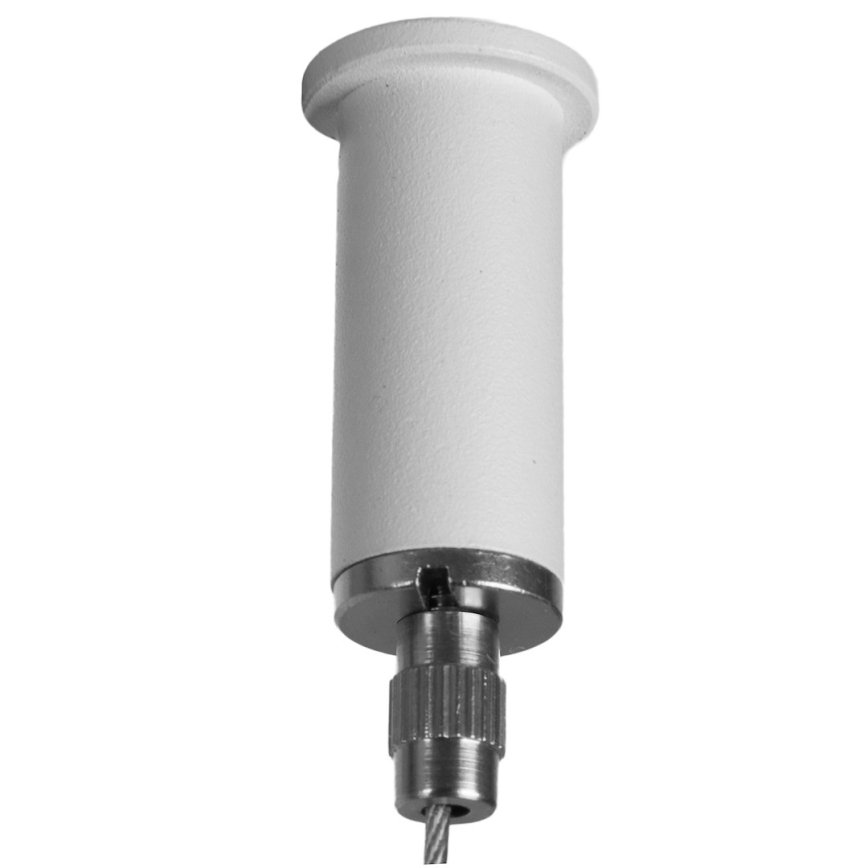 Seilpendelleuchte PIATTO 1xGX53/15W/230V Durchmesser 45 cm weiß