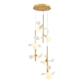 Seilpendelleuchte PISTOIA 6xG9/5W/230V goldfarben