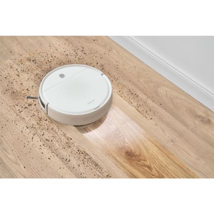 Sencor - Saugroboter mit Wischfunktion 2in1 18W/1500 mAh weiß + Fernbedienung