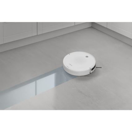 Sencor - Saugroboter mit Wischfunktion 2in1 18W/1500 mAh weiß + Fernbedienung